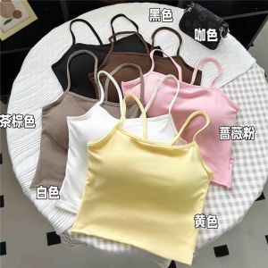 E70 🔥เสื้อสายเดี่ยว โชว์หลังแอบเซ็กซี่เบาๆมีฟองน้ำ⚡️พร้อมจัดส่งค่ะ