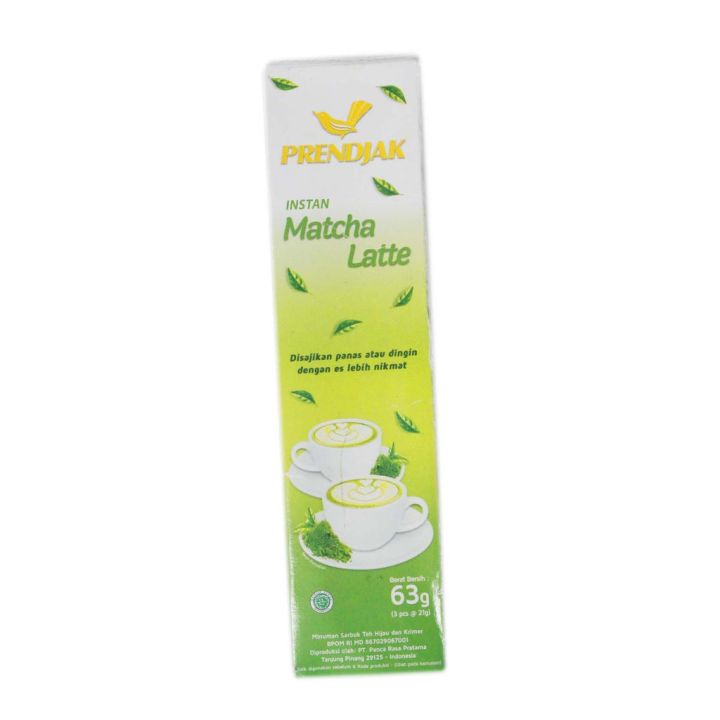 Minuman Instan Prendjak Matcha Latte 3 Kotak/Isi 9 Sachet @ 21 Gram Alfatah Shop