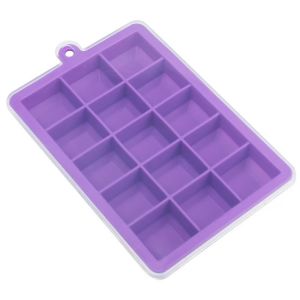 Food Grade Silicone Ice Tray with Lid Large Ice Cube Mold Kitchen Supplies 24 Grid 15 Grid Silicone Ice Cube Tray [ Free Shipping ]