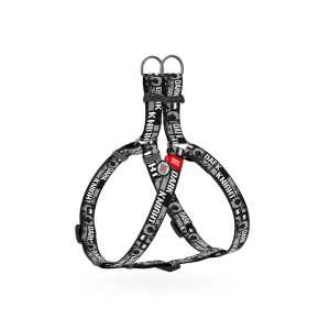 WAUDOG Dog Harness + Free Dog Smart ID Tag | Step In Harness | Soft Nylon | Lock Buckle Small to Large Dogs