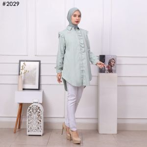 Vioren long Tunik atasan Wanita dewasa premium bahan cotton yokka one size (29)