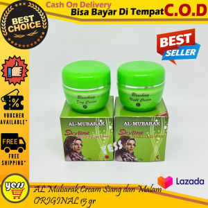 AL Mubarak Cream Siang dan Malam ORIGINAL 15 gr Cream Arab AlMubarak Halal Asli Made Saudi Arabia Bisa Bayar Ditempat COD YESS