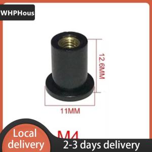 [COD] WHPHous Ship within 24 hours Motorcycle Tuning Windshield Rubber Nut N4m5m6 Brass Nut Expanded Rubber Well Nut  Fastener
