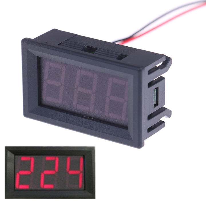 Shiou AC 70-500V digital voltmeter LED display 2 wire volt voltage test ...
