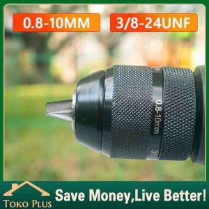 【Pengiriman cepat】Kepala Bor / Drill Chuck 15 - 10 mm & 08 - 10 mm 20UNF 24UNF M10 M12