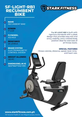 Stark Fitness Recumbent Bike Light Series