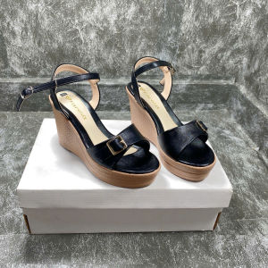 Giày đế xuồng nữ siêu nhẹ FAROSA -K3 giày sandal xuồng quai ngang phối mặt khóa cực êm chân