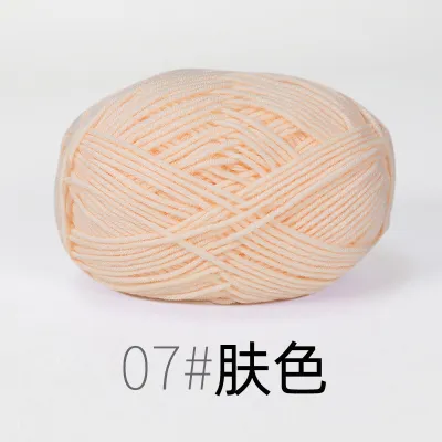 4ply Benang Kait Milk Cotton Yarn 85 warna/ 85 colour 4ply Milk Cotton Knitting Yarn 50g Yarn /yarn