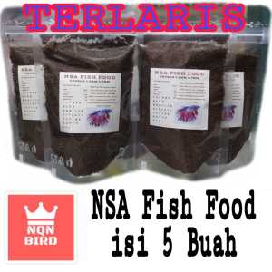 NaQaNa Pakan Ikan Cupang NSA Fish Food 5 Buah