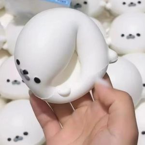 3 Styles Simulated Seal Squishy Relaxing Relieve Anxiety Antistress Enhance Happiness Rebound Squeeze Reliever Toy
