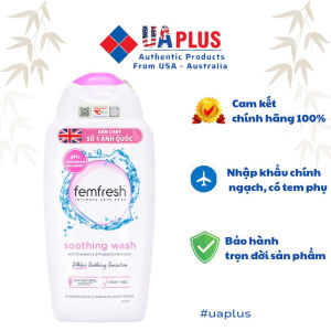 [Nhập khẩu chính ngạch] Femfresh Soothing Wash - Dung dịch vệ sinh phụ nữ hàng ngày 250ml