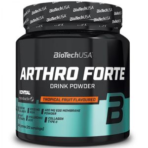 BioTechUSA Arthro Forte Flavoured Drink Powder with Collagen Glucosamine Chondroitin and MSM Vitamin C Plant Extracts
