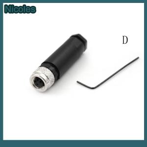 [Nicoles] Sensor Connector M8 Male Female Screw Threaded Plug Coupling 3 4 Pin A type