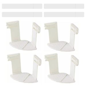 Sacesr 4Pcs Firm Heavy Duty Bed Sheet Holder Invisible Non-slip Mattress Straps Portable Durable Bed Sheet Grippers Dorm R6P8Q