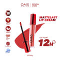 OMG OH MY GLAM Mattelast Lip Cream 25 Ruby 2.9 g - Lip Cream Matte Dengan Warna Intense, Tahan Lama & Ringan. 