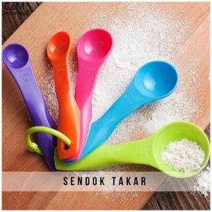 Sendok Takar 5in1 Warna Warni Untuk Kue Bumbu HARGA TERMURAH PROMO !!!