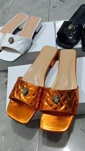 [Free Shipping] Plus-Size Wedge Sandals New Summer Style Round Toe Color-Block Design Crisscross Straps Fashionable Couple Sandals