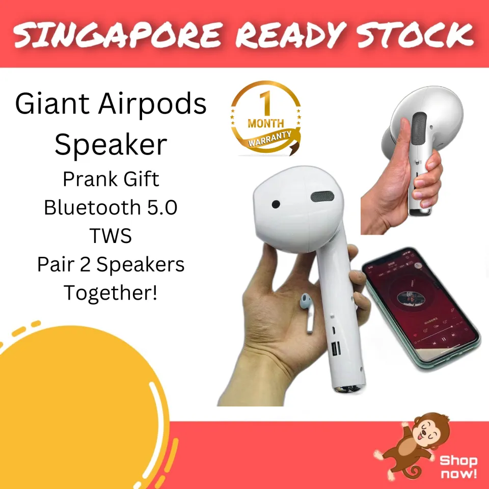 Giant Airpods Airpod Pro Speaker Oversized Bluetooth Headset Audio