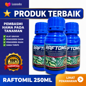 RAFTOMIL 530SC 250ml INSEKTISIDA SISTEMIK AMPUH PEMBASMI HAMA/INCIPIO/NEMOTRIN/PEXALON