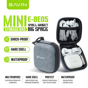 BAVIN BE06 / BE05 Multipurpose Phone Accessories Storage Bag Organizer for Cables Earphones Charger (Bag Only)