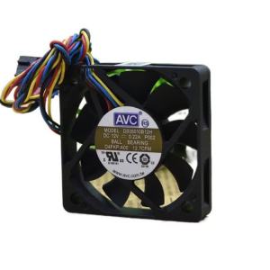 แฟน 50 มม. สำหรับ AVC DS05010B12H 5010 12V 0.22A ลูกปืนคู่ 4 สาย แฟนระบายความร้อนแบบแกน