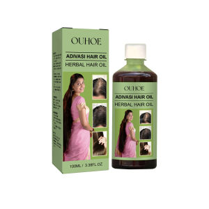OUHOE Natural Herbal Hair Oil Prevents Hair Loss Growth Oil Nourishment Hair Essential Oil Smooth Hair Care Oil Help Hair Thicker 草本护发精油 生发油