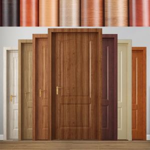 90x210cm สติ๊กเกอร์ติดประตู ไม้ทั้งชิ้น กาวในตัว ประตูห้องนอน เก่า ติดประตู วงกบ และ สติ๊กเกอร์ ติดวอลเปเปอร์กันน้ำ