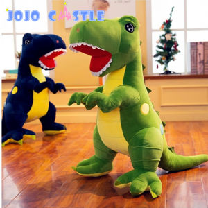 JOJO CASTLE Large Size Cartoon Dinosaur Plush Toys 60cm/75cm/100cm/120cm Cute Soft Animal Stuffed Doll Dino Cushion Pillow Birthday Gift for Children