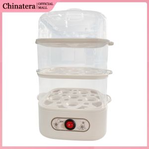 Two/Three-Layer Multifunction Egg Boiler Cooker Corn Milk Rapid Breakfast Cooking Appliances Egg Cooker Breakfast Machine Kitchen Cooking Tool