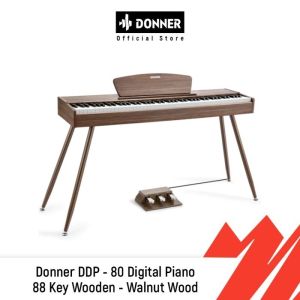 Donner DDP - 80 Digital Piano 88 Key Wooden - Walnut Wood