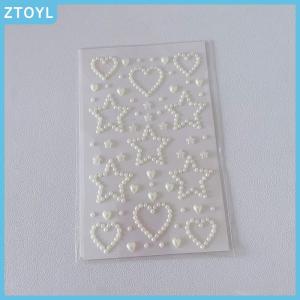 ZTOYL 3D Star Heart Crystal Stickers Kids DIY Decoration Self Adhesive Jewelry Crafts Sparkly Rhinestone Stickers Girls Gifts