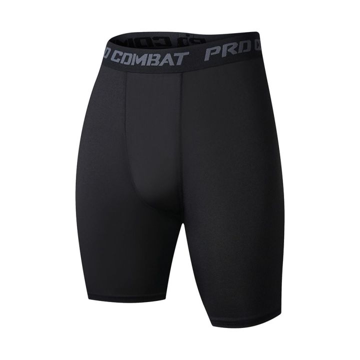 Men's exercise hot sale compression shorts