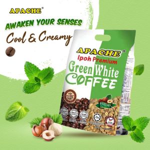 Apache 3in1 Black & White/Hazelnut/Hazelnut Mint Coffee 奥柏斯怡保特产黑白咖啡特級/青白榛菓/青白榛菓薄荷3合1即溶咖啡