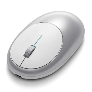 [THƯƠNG HIỆU MỸ] SATECHI Chuột không dây bluetooth M1 (Màu Xám/Bạc) - BẢO HÀNH 1 NĂM