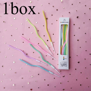 Spiral Plating Gilding Candle Birthday Party Cake Baking Candle Decorations Anniversary