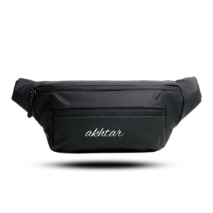 Waistbag Slingbag Waterproof Tas Pinggang Selempang Ringan Anti Air Pria Akhtar zigher pro