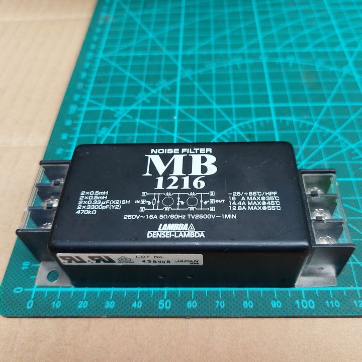 L%E1%BB%8Dc%20ngu%E1%BB%93n%20noise%20filter%20DENSEI%20LAMBDA%20model%20MB-1216,%20250V/16A.%20-%20Image%201