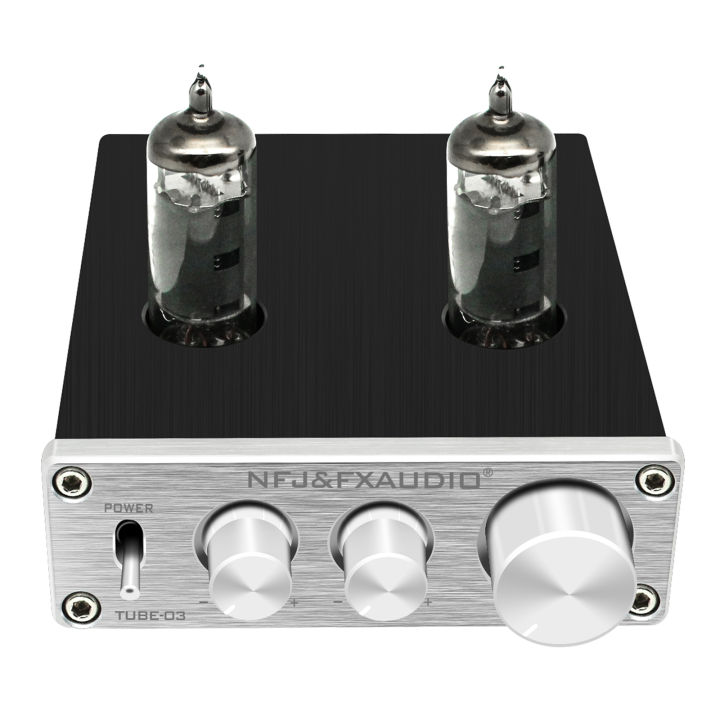 Docooler Fx Audio Tube 03 Mini Hifi Audio Preamplifier 6k4 Vacuum Tube Amplifier Buffer Treble