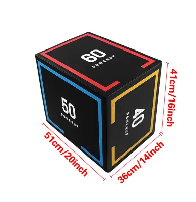 กล่องกระโดดออกกำลังกาย Plyometrics Jump Box 3in1 แท่นกระโดด อุปกรณ์ฟิตเนสอเนกประสงค์