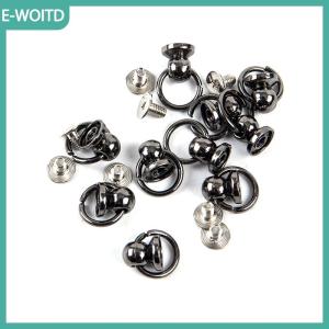 【E-WOITD】 10 chiếc đinh tán vòng chữ O nút kim loại 8mm đinh tán đinh vít điện thoại túi thủ công
