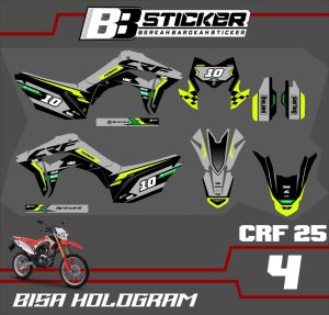 STICKER PREMIUM Setiker Decal CRF 150 L minimalis Fullbody-Dekal CRF 150 L Motor Trail Crf 25