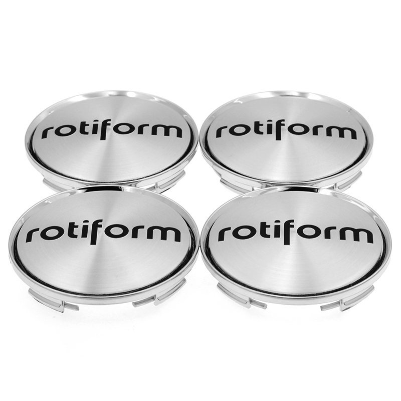 4X 63mm Rotiform Radnabendeckel Radkappen