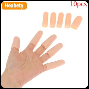 【2-3 ngày giao hàng】 10 cái bộ Silicone gel ống tay Băng ngón tay bảo vệ Pain Relief ngón tay cái cap