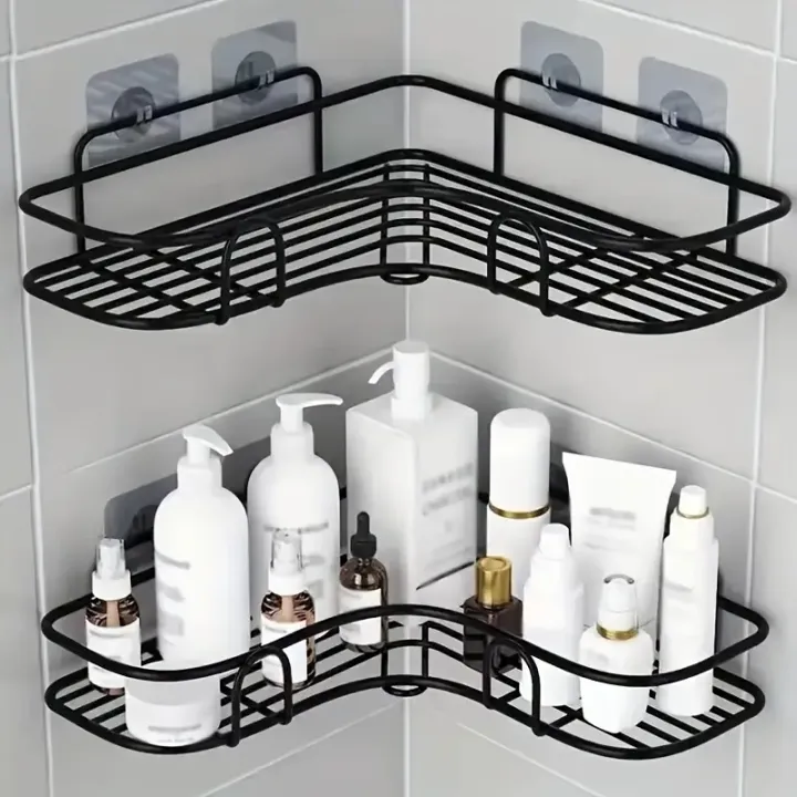 Wrought%20Iron%20Wall%20Hanging%20Bathroom%20Shelf%20Corner%20Wall-Mounted%20Bathroom%20Organizer%20Storage%20Holder%20Shelf%20-%20Image%202