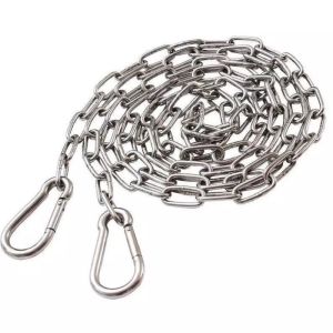 Dây xích phơi quần áo inox có móc khóa dây phơi đồ tiện lợi trong nhà và ngoài trời