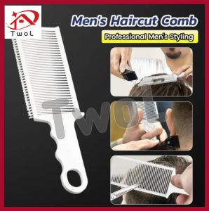 TWOL 1pcs Professional Man Hair Cutting Positioning Comb Barber Hair Cut Tools Styling Hair Combs