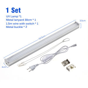 AC100-265V LED Ultraviolet Bar Light 395nm UV Light SMD2835 IP65 Waterproof UV Lamp Halloween/aquarium/fish tank/ghost house decorative lamp