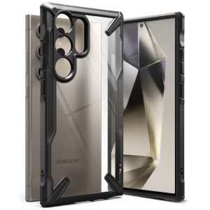 RINGKE® FUSION X Samsung Galaxy S24 Ultra Clear Hard Back Heavy Duty Shockproof Advanced Protective TPU Bumper Case Cove