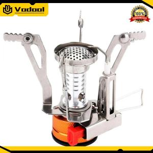 3000W Outdoor Mini Gas Stove with Piezo Ignition Camping One-piece Gas Stove Tourist Camping Burners for Outdoor Cooking Picnic