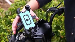 Motorcycles Bicycles Phone Holder 360 Rotation Mobile Phone Navigation Bracket Bike Riding Shockproof for